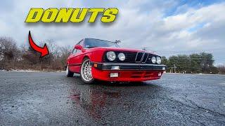 Can a 35 Year Old BMW do Donuts? + Loss of Power Solved!