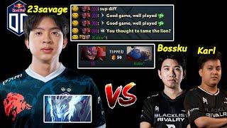 23savage vs Kuku Karl | Spectre Carry Back !! Server SEA Dota 2