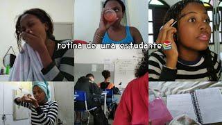 Rotina de uma estudante~arruma-se comigo,escola,testando produtinho novo,comida..