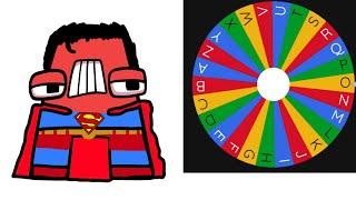 Making Alphabet Lore SUPERHEROS by the wheel