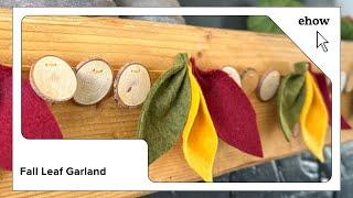 Fall Leaf Garland DIY