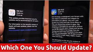 iOS 15.7 & iOS 16 Updates Released for iPhone  What You Should Do?
