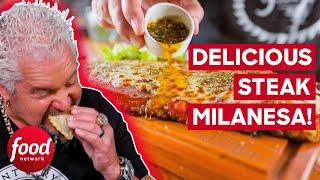 Guy Fieri's Steak Milanesa MADNESS In Colorado | Diners, Drive-Ins & Dive