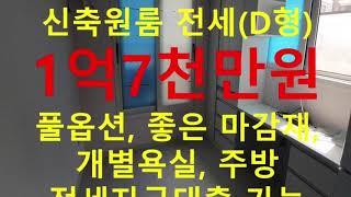 (거래완료) 망원동 대박부동산 : 2020.5 망원동신축빌라햇살하우스 (D형) 원룸 전세 1억7천만원