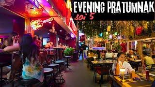 [4K] Walk around evening Pratumnak Soi 5. The best area in Pattaya. Thailand today 2024