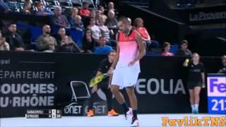 Teymuraz Gabashvili vs Nick Kyrgios Highlights  MARSEILLE 2016