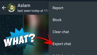 How To Export Your WhatsApp Chat Data And  Save | WhatsApp carefully |  @imrtrading