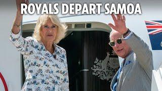 LIVE: King Charles and Queen Camilla depart Samoa after Commonwealth meeting