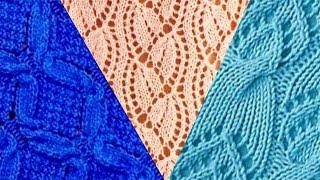 Вязание  спицами: 11 Классные Схемы Узоров для вязания. Knitting:Cool Pattern Schemes for knitting