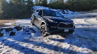 Testing/Demo: Toyota Highlander AWD Off-Road & Articulation in light snow.