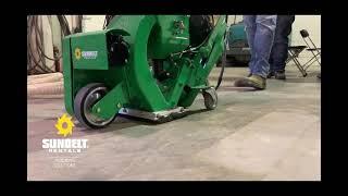 Portable Shot Blasters surface preparation with Sunbelt Rentals