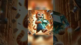 Meow Meow Treasure Quest with a Kind Heart  #littlemeow #catstory #shorts #catlovers