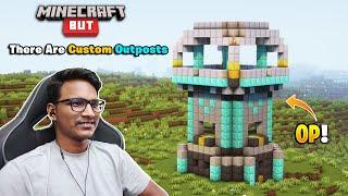 Minecraft But, There Are Custom Outpost | Raju Gaming