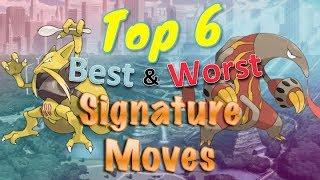 Top 6 Best and Worst Signature Moves in Pokémon