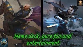 Gwent l Funny deck of the Nilfgaard faction, Tibor Tibor Eggebracht destroying