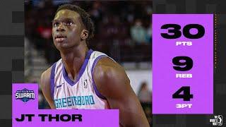 JT Thor ERUPTS For 30 PTS & 9 REB In His Season Debut With The Swarm