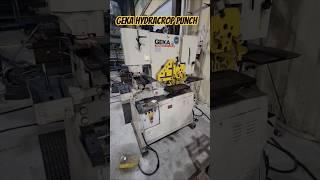 Geka Hydracrop Punching holes.. #fabrication #tools