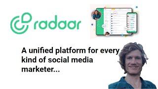 Social Media Managment Tools - RADAAR walkthrough review & comparison