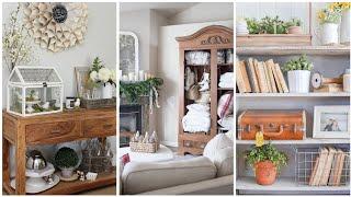 130+ Antique farmhouse interior decorating ideas.Shabby chic Antique farmhouse interior decor tips.