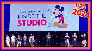 Character Voices, Inside the Studio | D23 Ultimate Disney Fan Event 2024