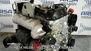 Motor reman Toyota Hilux 1GD - ARSAReman