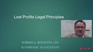 Legal Principles of Lost profits