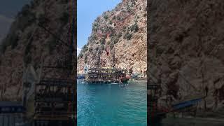 МОРСКАЯ ЭКСКУРСИЯ в АЛАНИИ! КУПАНИЕ в МОРЕ с КОРАБЛЯ. ALANYA, SEA 2021 #shorts