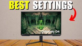 Samsung Odyssey G4 Best Settings