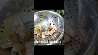 #shorts Short recipe of Kathal curry #youtubeshorts #recipe     #vegetarian  #jackfruit #cooking