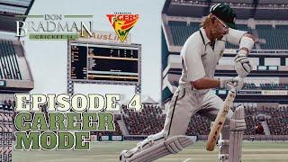 DON BRADMAN CRICKET 14 | THROWBACK CAREER MODE #4 | OUR BEST MATCH YET!?