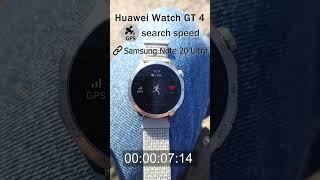 Huawei Watch GT 4 GPS satellites search speed #huaweiwatchgt4