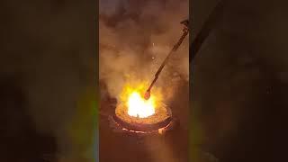 Amazing work Iron casting || Iron recycling || Technical production skills