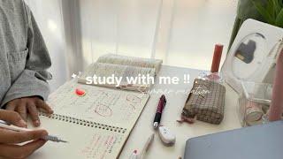 study with me !!⟡.·