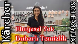 Kärcher SC3 EasyFix Buharlı Temizlik Makinesi İncelemesi | Kimyasal Olmadan Derinlemesine Temizlik!