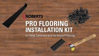 Pro Flooring Installation Kit for Vinyl, Laminate and Hardwood Flooring