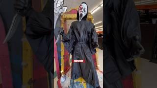 (2) Ghostface Halloween animatronic: Spirit Halloween  2024 #spirithalloween #animatronic