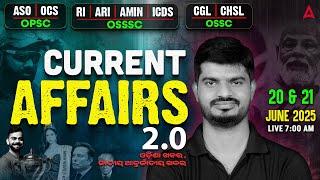 20-21 June 2025 ll Daily Current Affairs ll Odisha Current Affairs
