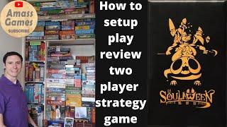 Soulaween how to play review AmassGames abstract strategy setup abstract strategy combinatorial PWUD