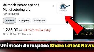 Unimech Aerospace Share Latest News | Unimech Aerospace Share Hold Or Sell | Stock Market |