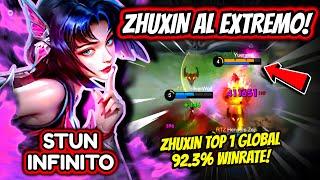 THIS IS HOW THE BEST ZHUXIN IN THE WORLD PLAYS! ZHUXIN TOP 1 GLOBAL 92.3% WINRATE! | MOBILE LEGENDS