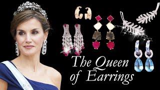 Queen Letizia's Earring Collection Royalty, Luxury, and Surprising Affordable Finds! 2mp4