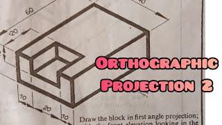 ORTHOGRAPHIC PROJECTION  2 in / Technical drawing / Engineering drawing / Basic Technology