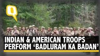 Indian and American Soldiers March To ‘Badluram Ka Badan’ in US | The Quint