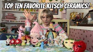 Top 10 Favorite Vintage Kitsch Ceramics! / Japan Ceramics  ( Vintage Collector Tour)