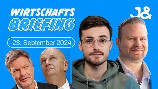 Wahlanalyse, Abwrackprämie, Lindner-Depot | WIRTSCHAFTSBRIEFING 23.09.2024 | Mit Jens Brodersen