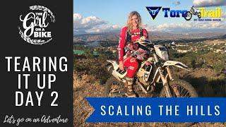 Scaling the hills - The Girl On A Bike in enduro heaven riding holiday | Day 2 with ToroTrail Spain