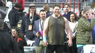 Ryan Crouser World Record Throw 23.38m/76-8.5 at the Simplot Games