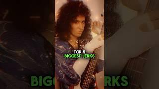 TOP 5 BIGGEST JERKS IN ROCK HISTORY! #shorts #musichistory #music #musician