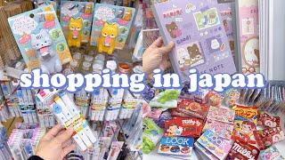 shopping in japan vlog  daiso stationery haul & cute snacks unboxing ️