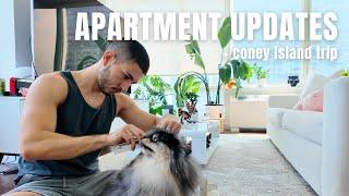 NYC Apartment Updates: Daily Routine and Coney Island Beach Day Trip